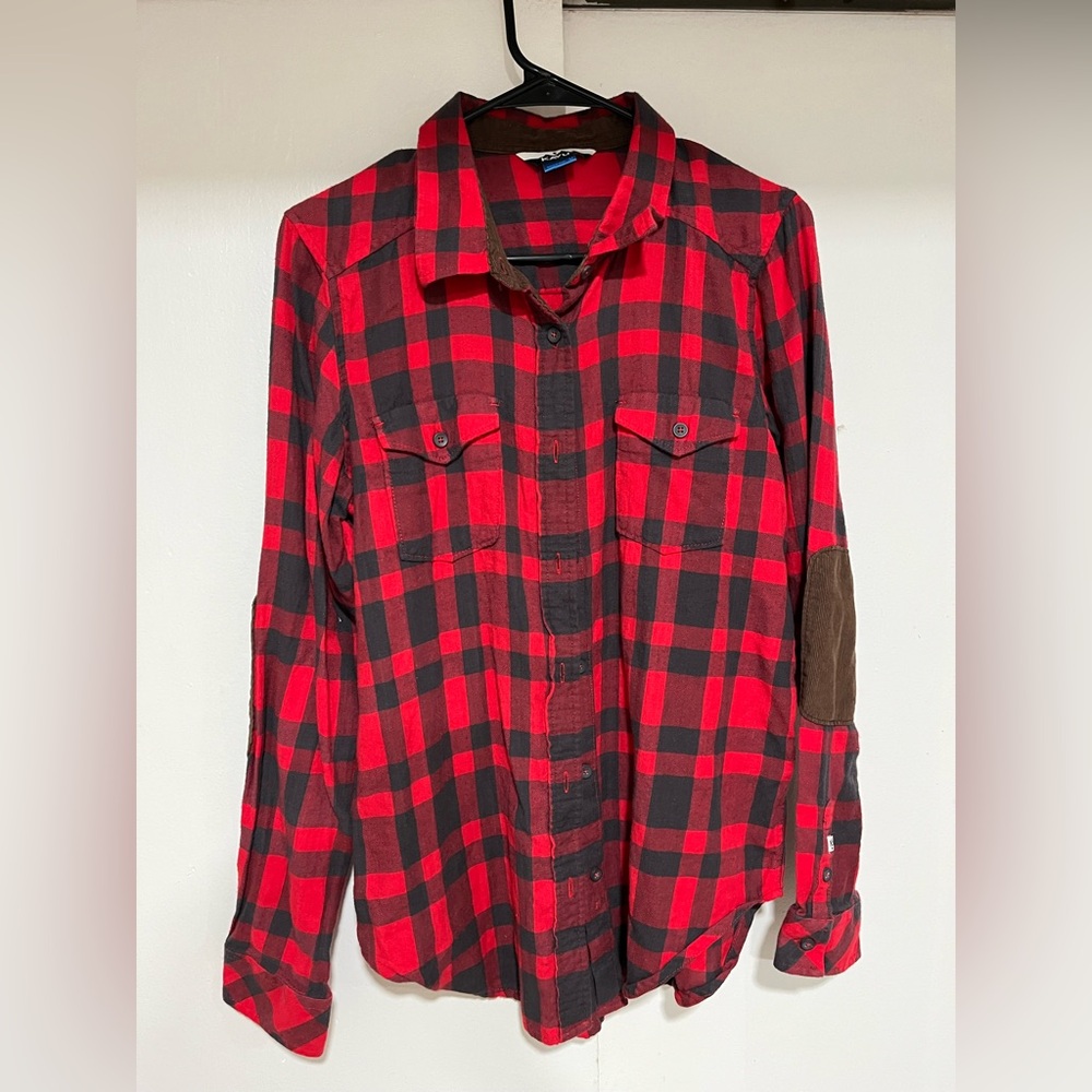 Red and Black Plaid Women’s Shirt
